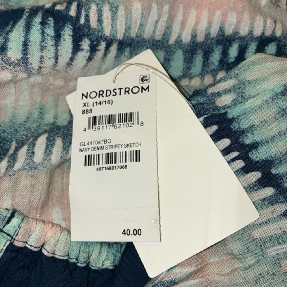 Nordstrom A-line Sleeveless Spaghetti Strap Lined Dress Style GL447047BG - Picture 4 of 5